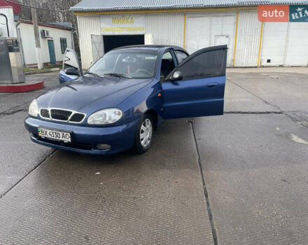 Синий Дэу Ланос, объемом двигателя 1.5 л и пробегом 287 тыс. км за 2500 $, фото 2 на Automoto.ua