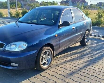 Синий Дэу Ланос, объемом двигателя 1.5 л и пробегом 304 тыс. км за 3500 $, фото 7 на Automoto.ua