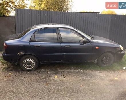 Синий Дэу Ланос, объемом двигателя 1.5 л и пробегом 345 тыс. км за 1550 $, фото 2 на Automoto.ua