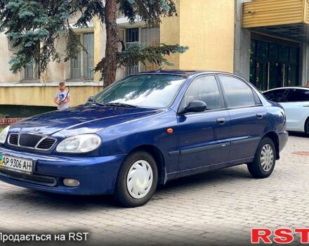 Синий Дэу Ланос, объемом двигателя 1.5 л и пробегом 250 тыс. км за 2100 $, фото 1 на Automoto.ua