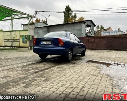Синий Дэу Ланос, объемом двигателя 1.5 л и пробегом 188 тыс. км за 2850 $, фото 2 на Automoto.ua