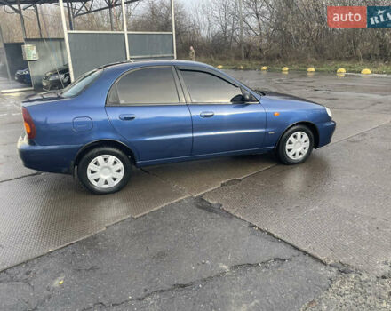 Синий Дэу Ланос, объемом двигателя 1.5 л и пробегом 287 тыс. км за 2500 $, фото 7 на Automoto.ua