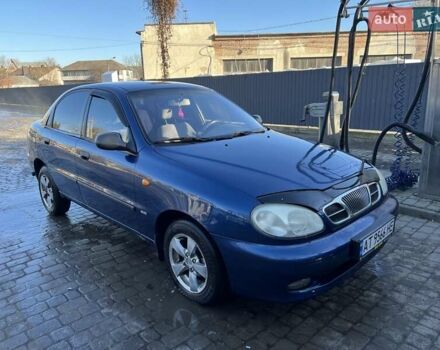 Синий Дэу Ланос, объемом двигателя 1.5 л и пробегом 217 тыс. км за 1550 $, фото 2 на Automoto.ua