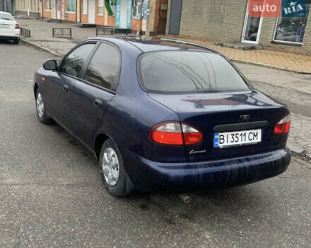 Синий Дэу Ланос, объемом двигателя 1.5 л и пробегом 257 тыс. км за 2000 $, фото 3 на Automoto.ua