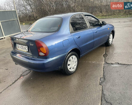 Синий Дэу Ланос, объемом двигателя 1.5 л и пробегом 287 тыс. км за 2500 $, фото 6 на Automoto.ua
