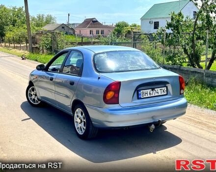 Синий Дэу Ланос, объемом двигателя 1.5 л и пробегом 200 тыс. км за 2350 $, фото 2 на Automoto.ua