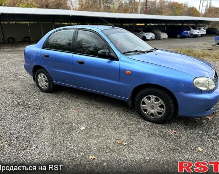 Синий Дэу Ланос, объемом двигателя 1.5 л и пробегом 203 тыс. км за 2300 $, фото 3 на Automoto.ua