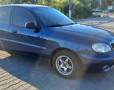 Синий Дэу Ланос, объемом двигателя 1.5 л и пробегом 304 тыс. км за 3500 $, фото 2 на Automoto.ua