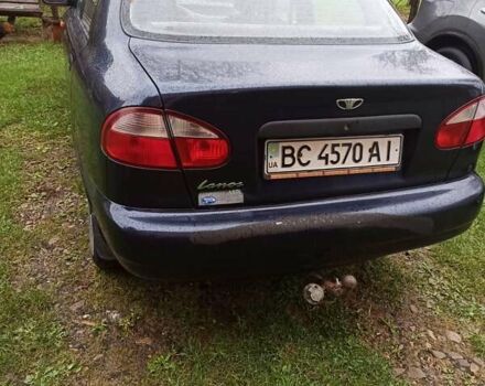 Синий Дэу Ланос, объемом двигателя 1.5 л и пробегом 230 тыс. км за 1600 $, фото 4 на Automoto.ua
