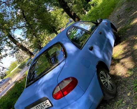 Синий Дэу Ланос, объемом двигателя 1.5 л и пробегом 102 тыс. км за 1260 $, фото 4 на Automoto.ua