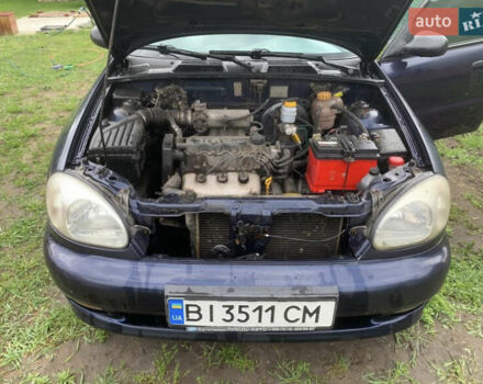 Синий Дэу Ланос, объемом двигателя 1.5 л и пробегом 257 тыс. км за 2000 $, фото 15 на Automoto.ua