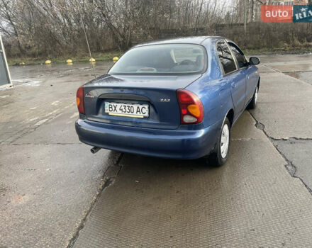 Синий Дэу Ланос, объемом двигателя 1.5 л и пробегом 287 тыс. км за 2500 $, фото 5 на Automoto.ua