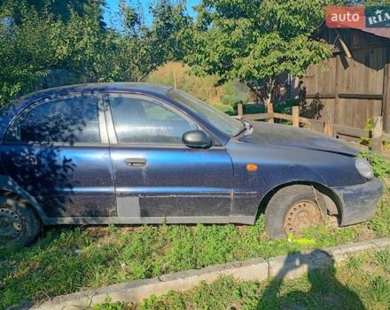 Синий Дэу Ланос, объемом двигателя 1.5 л и пробегом 520 тыс. км за 500 $, фото 2 на Automoto.ua