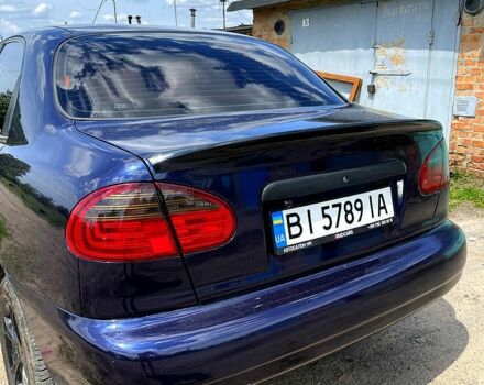 Синий Дэу Ланос, объемом двигателя 1.5 л и пробегом 237 тыс. км за 2700 $, фото 3 на Automoto.ua
