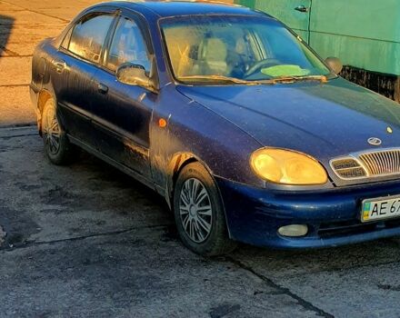 Синий Дэу Ланос, объемом двигателя 1.5 л и пробегом 200 тыс. км за 2300 $, фото 2 на Automoto.ua