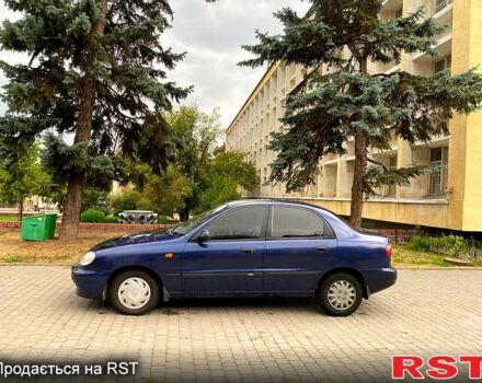 Синий Дэу Ланос, объемом двигателя 1.5 л и пробегом 250 тыс. км за 2100 $, фото 2 на Automoto.ua