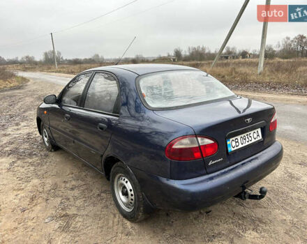 Синий Дэу Ланос, объемом двигателя 1.5 л и пробегом 177 тыс. км за 2100 $, фото 6 на Automoto.ua
