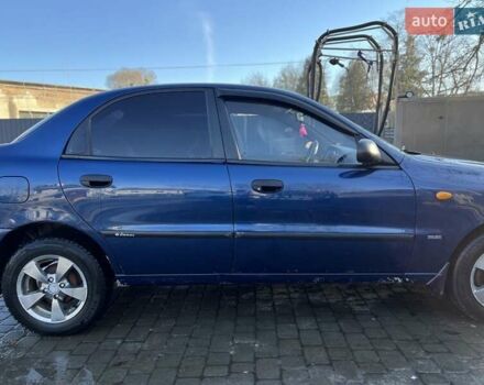 Синий Дэу Ланос, объемом двигателя 1.5 л и пробегом 217 тыс. км за 1550 $, фото 8 на Automoto.ua