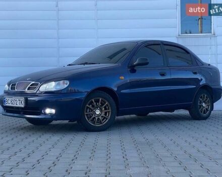 Синий Дэу Ланос, объемом двигателя 1.6 л и пробегом 250 тыс. км за 2900 $, фото 1 на Automoto.ua