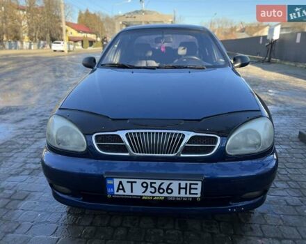 Синий Дэу Ланос, объемом двигателя 1.5 л и пробегом 217 тыс. км за 1550 $, фото 1 на Automoto.ua