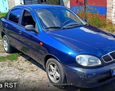 Синий Дэу Ланос, объемом двигателя 1.6 л и пробегом 314 тыс. км за 2700 $, фото 5 на Automoto.ua