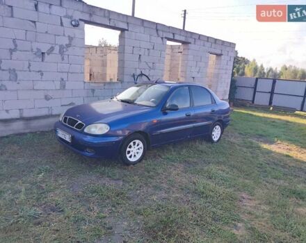 Синий Дэу Ланос, объемом двигателя 1.5 л и пробегом 430 тыс. км за 2500 $, фото 6 на Automoto.ua