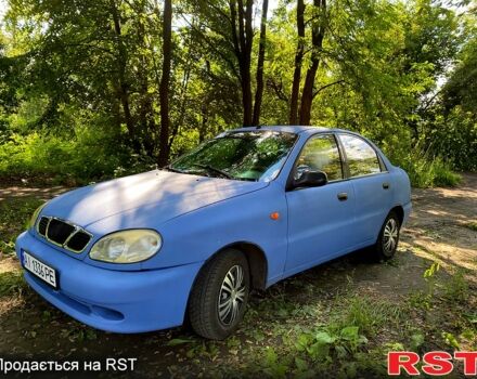 Синий Дэу Ланос, объемом двигателя 1.5 л и пробегом 102 тыс. км за 1260 $, фото 2 на Automoto.ua