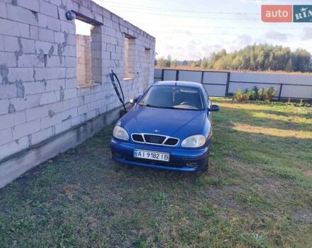 Синий Дэу Ланос, объемом двигателя 1.5 л и пробегом 430 тыс. км за 2500 $, фото 8 на Automoto.ua