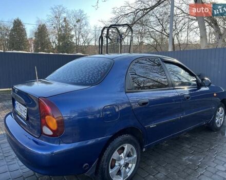 Синий Дэу Ланос, объемом двигателя 1.5 л и пробегом 217 тыс. км за 1550 $, фото 5 на Automoto.ua