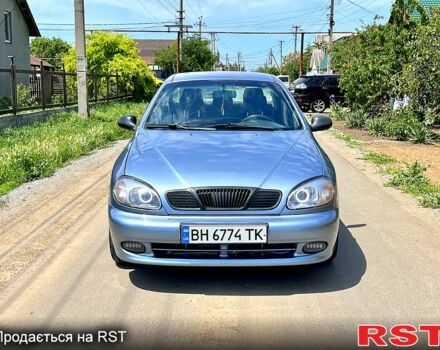 Синий Дэу Ланос, объемом двигателя 1.5 л и пробегом 200 тыс. км за 2350 $, фото 1 на Automoto.ua