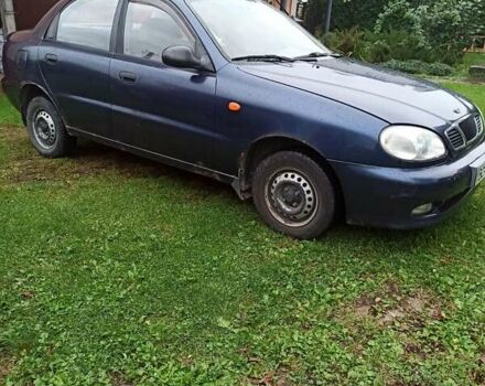 Синий Дэу Ланос, объемом двигателя 1.5 л и пробегом 230 тыс. км за 1600 $, фото 3 на Automoto.ua