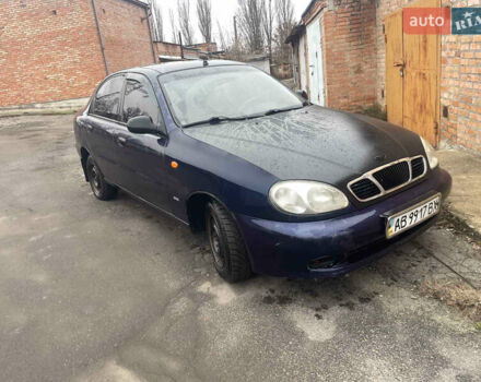 Синий Дэу Ланос, объемом двигателя 1.5 л и пробегом 290 тыс. км за 2200 $, фото 5 на Automoto.ua