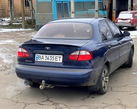 Синий Дэу Ланос, объемом двигателя 1.5 л и пробегом 200 тыс. км за 2700 $, фото 4 на Automoto.ua