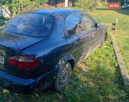 Синий Дэу Ланос, объемом двигателя 1.5 л и пробегом 520 тыс. км за 500 $, фото 1 на Automoto.ua