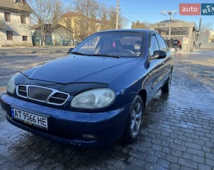 Синий Дэу Ланос, объемом двигателя 1.5 л и пробегом 217 тыс. км за 1550 $, фото 6 на Automoto.ua
