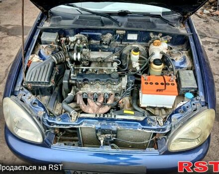 Синий Дэу Ланос, объемом двигателя 1.5 л и пробегом 220 тыс. км за 1450 $, фото 2 на Automoto.ua