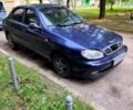 Синий Дэу Ланос, объемом двигателя 1.3 л и пробегом 220 тыс. км за 1950 $, фото 1 на Automoto.ua