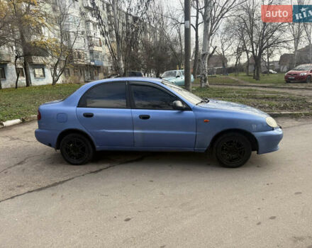 Синий Дэу Ланос, объемом двигателя 1.5 л и пробегом 180 тыс. км за 1500 $, фото 2 на Automoto.ua