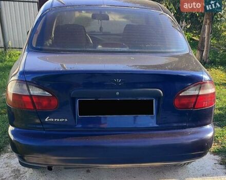 Синий Дэу Ланос, объемом двигателя 1.5 л и пробегом 251 тыс. км за 2200 $, фото 2 на Automoto.ua