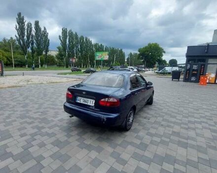 Синий Дэу Ланос, объемом двигателя 1.6 л и пробегом 263 тыс. км за 3000 $, фото 3 на Automoto.ua
