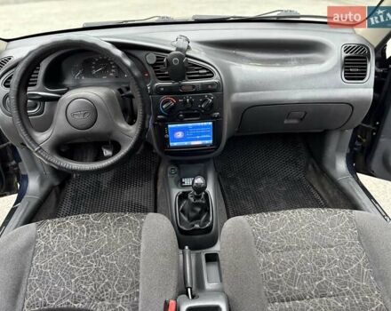 Синий Дэу Ланос, объемом двигателя 1.5 л и пробегом 219 тыс. км за 1350 $, фото 5 на Automoto.ua