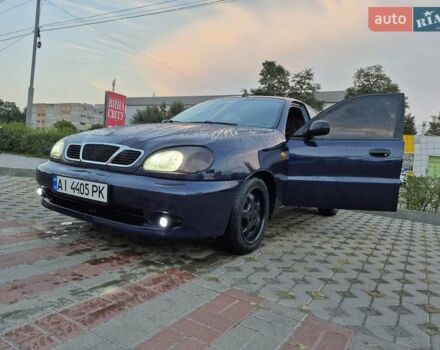 Синий Дэу Ланос, объемом двигателя 1.5 л и пробегом 274 тыс. км за 2600 $, фото 12 на Automoto.ua