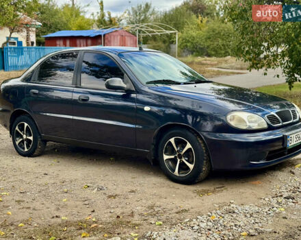 Синий Дэу Ланос, объемом двигателя 1.5 л и пробегом 170 тыс. км за 2199 $, фото 1 на Automoto.ua