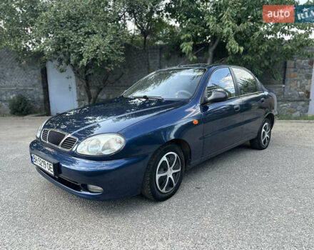 Синий Дэу Ланос, объемом двигателя 1.5 л и пробегом 210 тыс. км за 2600 $, фото 1 на Automoto.ua