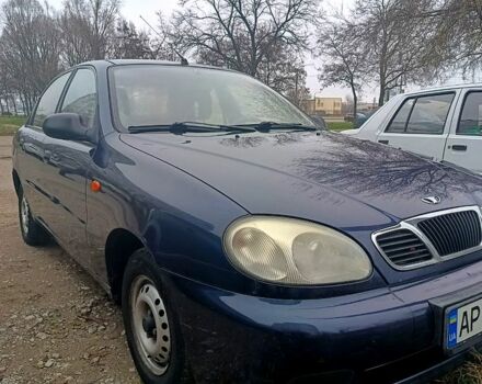 Синий Дэу Ланос, объемом двигателя 1.3 л и пробегом 153 тыс. км за 2000 $, фото 1 на Automoto.ua