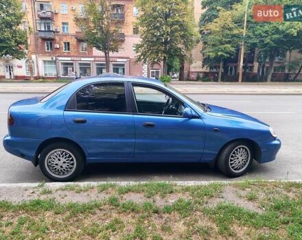 Синий Дэу Ланос, объемом двигателя 1.5 л и пробегом 450 тыс. км за 2850 $, фото 4 на Automoto.ua