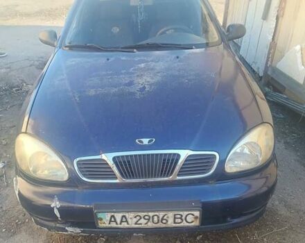 Синий Дэу Ланос, объемом двигателя 1.5 л и пробегом 217 тыс. км за 2100 $, фото 2 на Automoto.ua