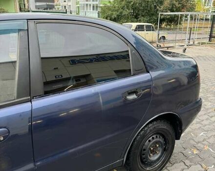 Синий Дэу Ланос, объемом двигателя 1.5 л и пробегом 270 тыс. км за 2150 $, фото 5 на Automoto.ua