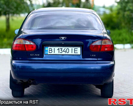 Синій Деу Ланос, об'ємом двигуна 1.3 л та пробігом 199 тис. км за 1750 $, фото 4 на Automoto.ua