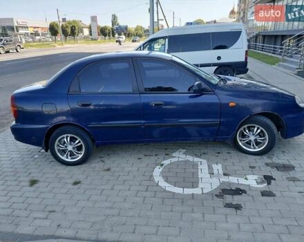 Синий Дэу Ланос, объемом двигателя 1.5 л и пробегом 301 тыс. км за 2450 $, фото 4 на Automoto.ua